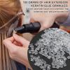 100g Transparent Hair Extension Accessories, Granule Hot Fusion Extension Glue Bead Accessory view 3