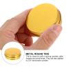 Container 20 Pack Aluminum Tin Jar 1 oz/ 30ml Refillable Containers, Screw Lid Round Tin Container Bottle for Candle, Lip Balm, Salve, Eye Shadow, Spices or Candies Bulk Travel view 3