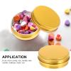 Container 20 Pack Aluminum Tin Jar 1 oz/ 30ml Refillable Containers, Screw Lid Round Tin Container Bottle for Candle, Lip Balm, Salve, Eye Shadow, Spices or Candies Bulk Travel view 4