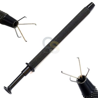 4.5" Pick-up Tool With 4 Prongs Black by G.S Online Store