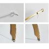HOTWE Eyebrow Mapper with Strings, String/symetric brow drawing marking ruler, Microblading Line Marker Ruler Eyebrow Tattoo Measuring Tool With 10pcs Thread Lines for Eyebrow Mapper (Golden) view 4