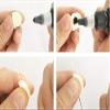 HOTWE Eyebrow Mapper with Strings, String/symetric brow drawing marking ruler, Microblading Line Marker Ruler Eyebrow Tattoo Measuring Tool With 10pcs Thread Lines for Eyebrow Mapper (Black) view 4