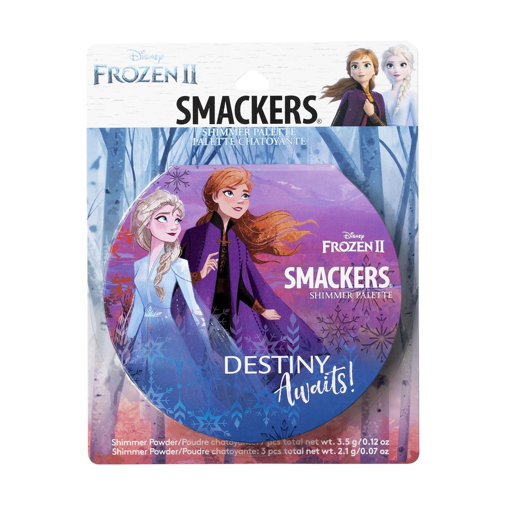 Lip Smacker Disney Frozen 2 Glitter Eyeshadow & Blush Makeup Palette, Melt For You Shimmer | Christmas Make Up Collection | Holiday Present | Gift for Girls
