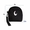 Brando Moon Small Zipper Makeup Bag for Women Girls  Travel Cosmetic Pouch, Wide-Open Organizer Purse Case, Air-Tight Odor-Control Fabric, Everyday Travel Essentials view 3