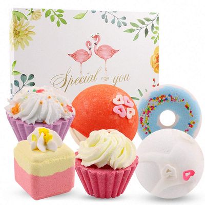 Natural Bath Bombs Gift Set Contains Essential Oils Petals Suitable for Bubble & Spa Best Women Birthday Anniversaries Mother's Day