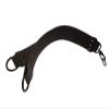 Mountain Mike all black Ninja Bridle Shaving Strop with D ring handle view 1