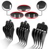 CR8GR8 Professional Hair Clipper Combs Guides, Hair Clipper Guards 1 & 1/4" 1 & 1/2" 2", Mega NO.16 NO.12 NO.10 fits for Most Wahl Clippers(Black) view 2