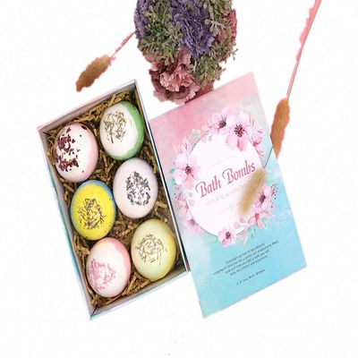 Natural Bath Bombs Gift Set Contains Essential Oils Petals Suitable for Bubble & Spa Best Women Birthday Anniversaries Mother's Day