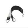 Mountain Mike black Bridle Shaving Strop with D ring handle view 1