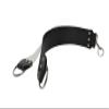 Mountain Mike black Latigo Shaving Strop with D ring handle view 1