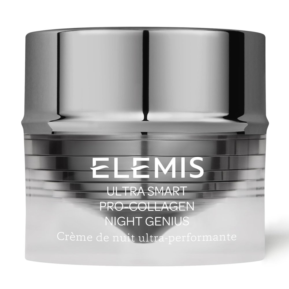 ELEMIS ULTRA SMART Pro-Collagen Night Genius, Powerful Anti-Wrinkle Recovery Cream, Replenish, Rejuvenate & Firm Skin Overnight, Skin Moisturizer