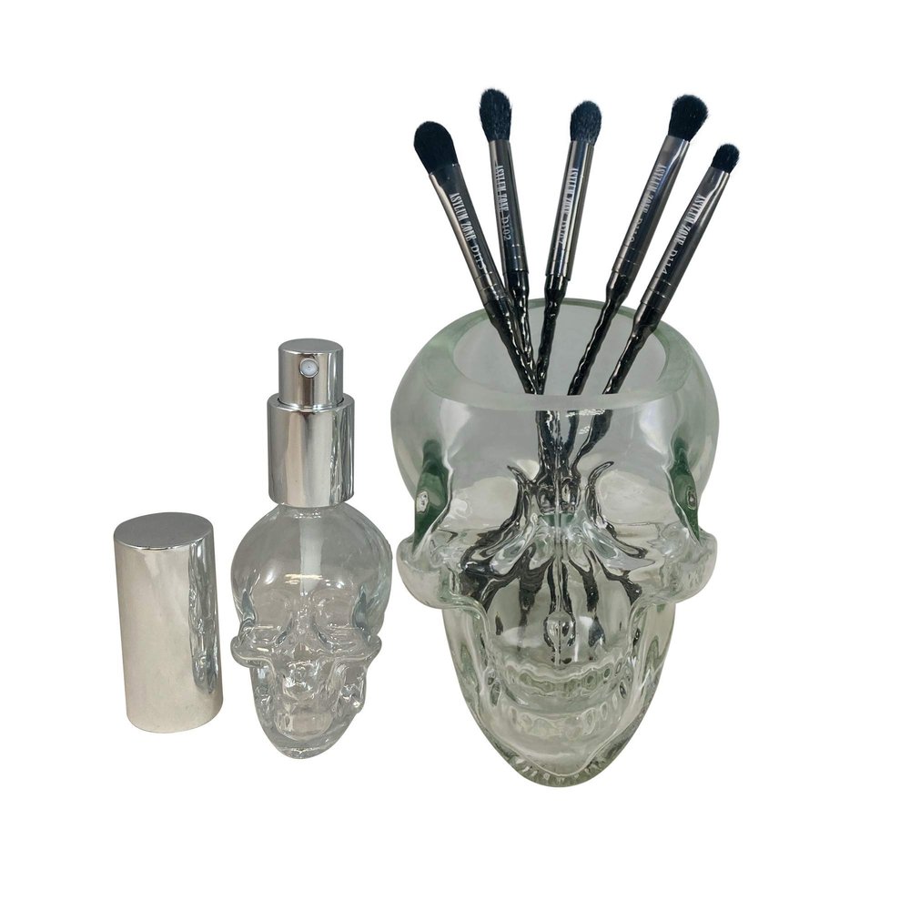 Dark Magic Wand Skull Brush Set