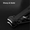 Magik Heavy Duty 16mm Wide Jaw Nail Clippers For Thick/Hard Toenails Fingernail (Large 3.46'', Black) view 3
