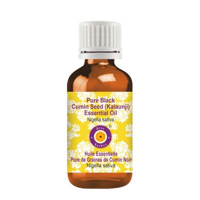 dve herbes Black Cumin Seed (Kalonji) Essential Oil (Nigella Sativa) Pure | Non-Sticky | Non-Greasy | Lightweight | Men & Women | All Skin Types | Steam Distilled 5ml (0.16 oz)