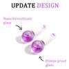 CIBLUTY ICE BEAUTY BALLS for FACIAL, 2PCS Purple Facial Roller for Cold Facial Massage Face Roller Balls with Anti-Freeze Liquid to Reduce Puffiness, Pores, Wrinkles view 3