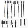 KALLORY 7pcs Double-ended Makeup Brush Application Includes Eyebrow Eyeshadow and Eyelash Brushes for Professional and Daily Use Mixed Style view 4