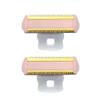 2PCS Women Shaver Replacement Heads Compatible with Finishing Touch Flawless Body Rechargeable Ladies Shaver Hair Remover Heads (Pack of 2) view 1