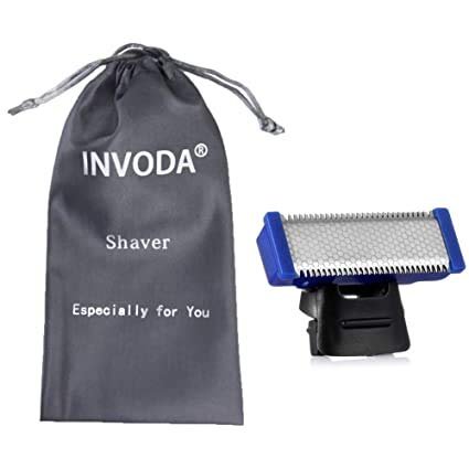 1PCS Shaver Replacement Head for Solo Rechargeable Full Body Hair Trimmer Shaver Replacement Cutter Head Oneblade Replaceable Blades (1PCS + Storage Bag)
