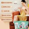 30 Bags Herbal Foot Soak,Foot Bath Herb,Foot Spa Bath Soak Foot Detox Soak to Remove Toxins,Relieve Fatigue & Dispel Cold and Remove Dampness  900g(30 bags*30g) (Green A, 30.5x40.5CM) view 4