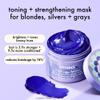 amika bust your brass toning + strength repair mask, 250ml view 2