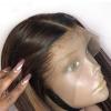 13x6 HD Lace Front Wig With Baby Hair Straight Wig #1B/27/30 Colored Ombre Honey Blonde Highlights Human Hair Wig Pre Plucked 150% Density Glueless For Black Women 24 Inch view 4