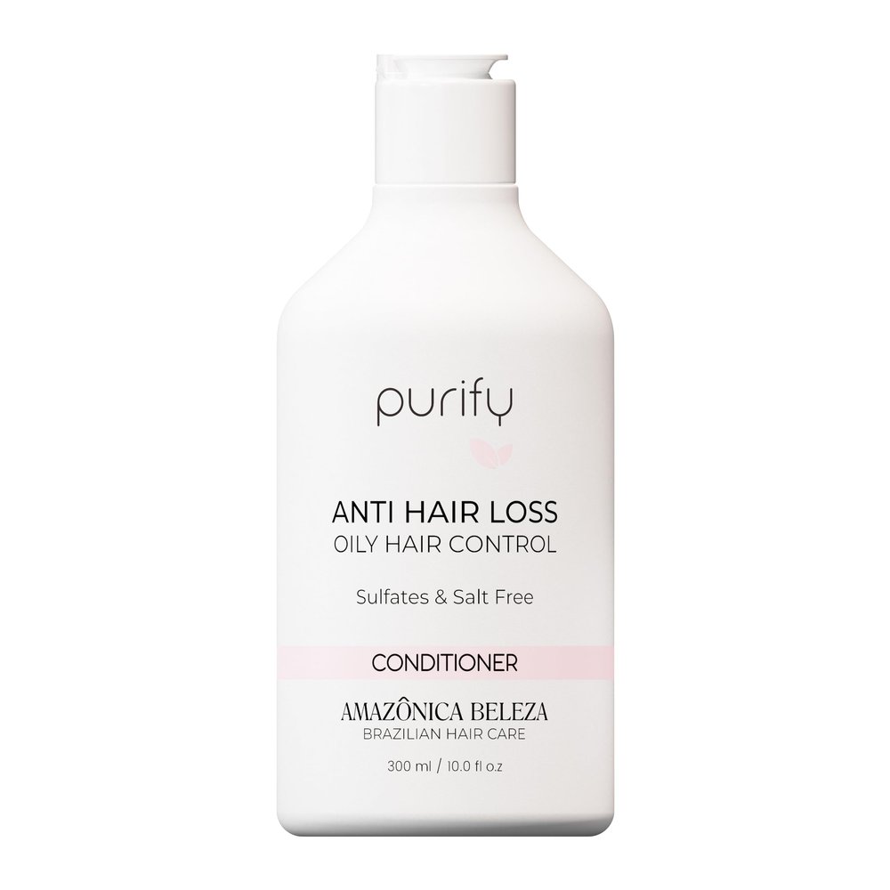 AMAZONICA BELEZA Anti-Hair Loss Anti-Oil and Nourishing Conditioner Purify (10.1 Oz)