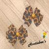 Denim Sunflowers Toddler Hair Bow Set view 2