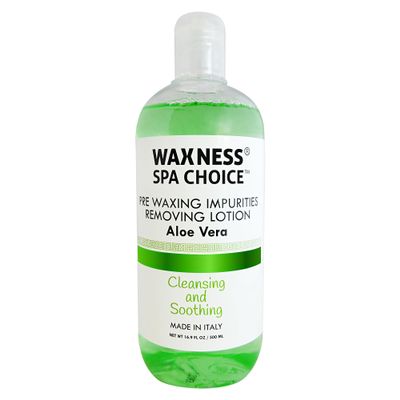 Waxness Spa Choice Pre Waxing Lotion Aloe Vera 16.9 fl oz / 500ml