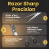 Professional Hair Cutting Scissors - Krisp Shave Japanese Stainless Steel Salon Barber Scissor (7 inch Inch) - Shears for Men's Beard Mustache Women Kids Pets Haircut All Purpose Shear, KSP-784 view 4