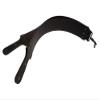 Mountain Mike all black Ninja Bridle Shaving Strop with 6 piece latigo handle view 1