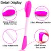 5PCS Silicone Scrubber Set, Lip Scrub Brush, Silicone Face Cleansing Brush, Face Applicator Tool and 2PCS Exfoliating Brushes for Men Women view 3