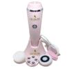 4-in-1 Facial Cleansing Brush  Rechargeable Facial Brush  Electric Face Washer Spin Brush Set With 4 Brush Heads - Daily Cleansing, Deep Cleansing, Skin Massage, and Exfoliating  Lightweight view 2