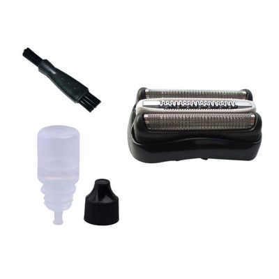 Economical Shaver Replacement Blade Foil Head w/Rozor Shaver Oil+ Clean Brush for Braun Series 3 21B 32B 3090cc 3050cc 3040s 3000S 3020S 3040S 3080S 350CC 370CC 390CC,Cruzer6 