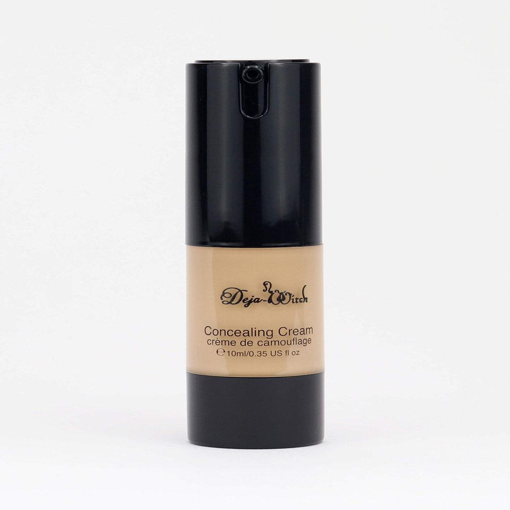 Deja-Witch Cosmetics Concealing Cream Full Cover, The liquid formulation is extremely blendable (VANILLA)