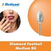Diamond Football Medium -B7- Bit Four Pack for Nails | B7-4PK view 2