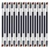 Duo Eyebrow Brush - Angled & Spoolie, Eyelash Comb - 20 Pcs view 1