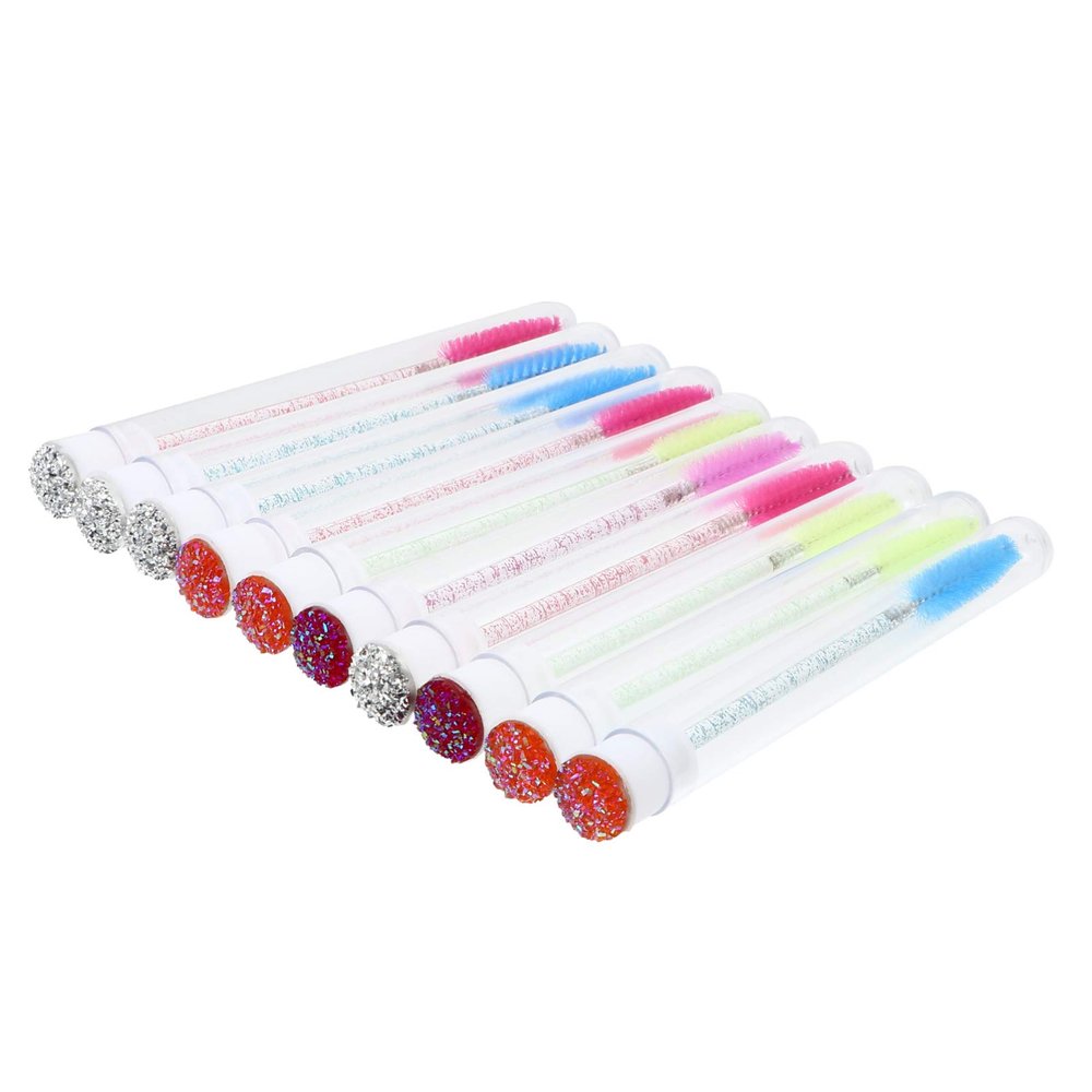 Beaupretty 10pcs Refillable Mascara Tube Eyelash Bottles for Makeup Artists and Daily Use Lightweight Leakproof Design for Travel and Beginners