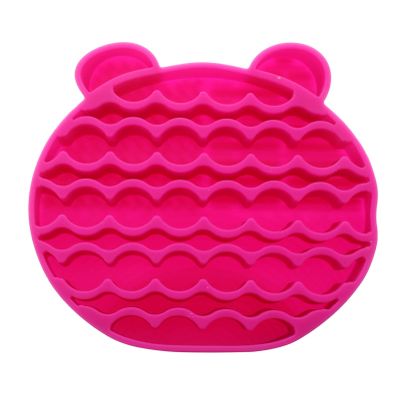 Beaupretty Portable Makeup Brush Cleaning Scrubber Pad and Silicone Storage Holder for Easy Drying for Makeup Enthusiasts and Professionals