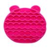 Beaupretty Portable Makeup Brush Cleaning Scrubber Pad and Silicone Storage Holder for Easy Drying for Makeup Enthusiasts and Professionals view 1