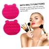 Beaupretty Portable Makeup Brush Cleaning Scrubber Pad and Silicone Storage Holder for Easy Drying for Makeup Enthusiasts and Professionals view 2