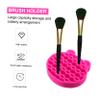 Beaupretty Portable Makeup Brush Cleaning Scrubber Pad and Silicone Storage Holder for Easy Drying for Makeup Enthusiasts and Professionals view 3