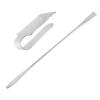 Beaupretty 2pcs Transparent Acrylic Makeup Spatula Handheld Mixing Palette and Spatula for Salon Use for Blending Foundations Creams and Pigments view 1