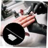 Beaupretty 2pcs Transparent Acrylic Makeup Spatula Handheld Mixing Palette and Spatula for Salon Use for Blending Foundations Creams and Pigments view 4