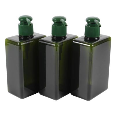 Beaupretty 3pcs Petg Lotion Dispenser Bottle Emulsion Pump Container for Travel and Home Use Leak Design for Liquid Soap and Shampoo