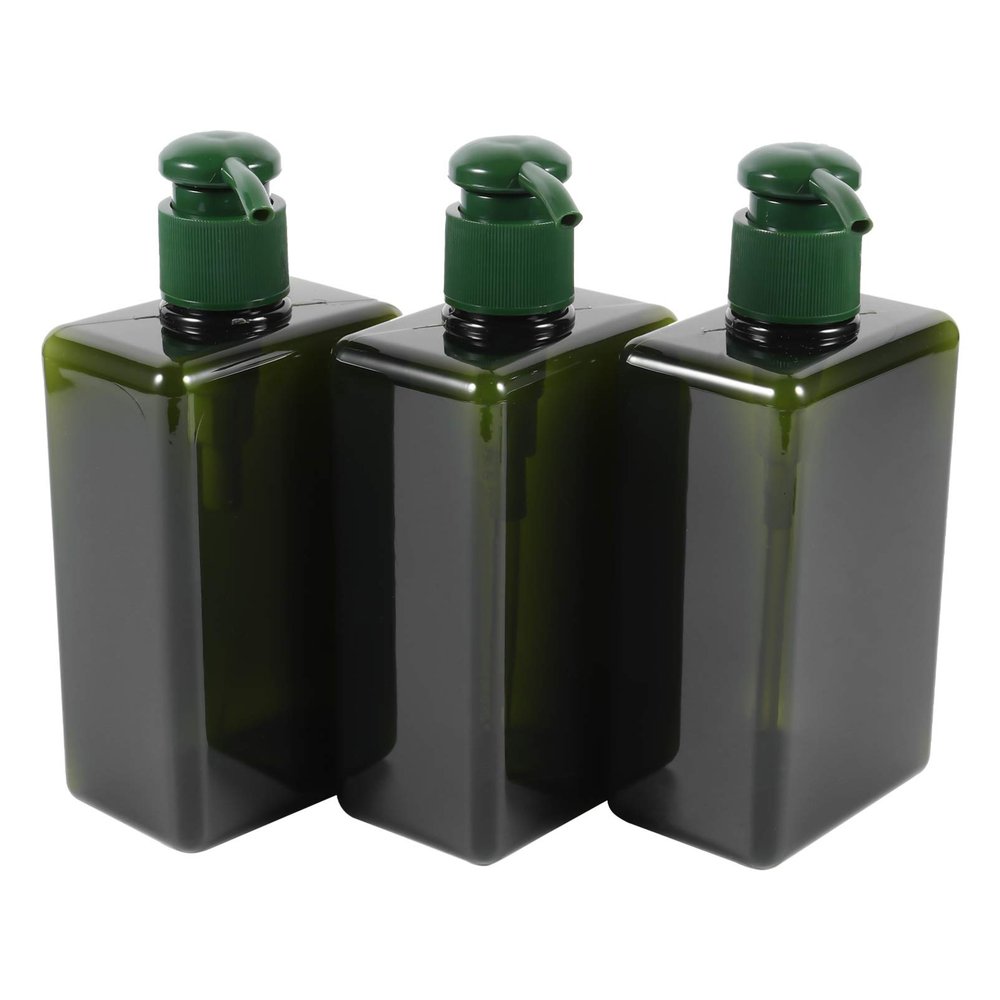 Beaupretty 3pcs Petg Lotion Dispenser Bottle Emulsion Pump Container for Travel and Home Use Leak Design for Liquid Soap and Shampoo
