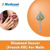 Diamond Saucer (French Fill) -B9- Four Pack for Nails | B9-4PK view 2