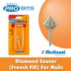 Diamond Saucer (French Fill) -B9- Four Pack for Nails | B9-4PK view 3