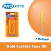 Gold Carbide Cone Bit -CC3- Four Pack for Nails | CC3-4PK view 2