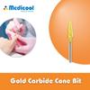 Gold Carbide Cone Bit -CC3- Four Pack for Nails | CC3-4PK view 3