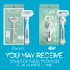Gillette Venus Extra Smooth Sensitive Razor for Women, Includes 1 Reusable Razor Handle + 2 Refills, for Sensitive Skin with Metal Handle and Shower Holder view 4